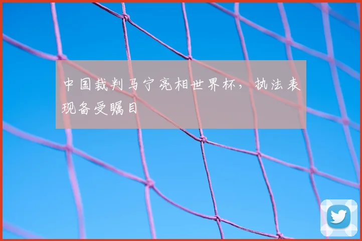 中国裁判马宁亮相世界杯，执法表现备受瞩目